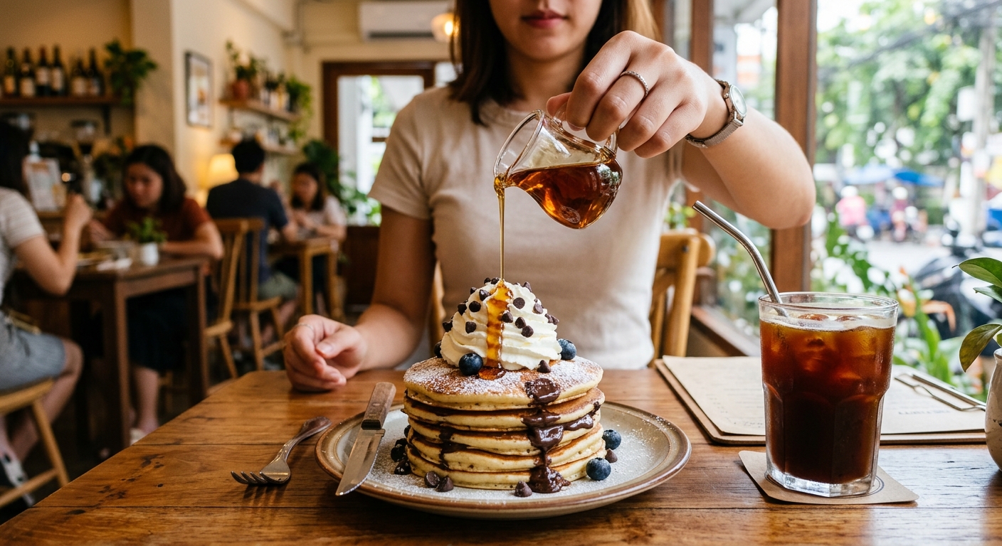 Breakfast near me — The Ultimate Guide to All-Day Breakfast in Silom: Pancakes, Fresh Coffee, Juicy Burgers & More!