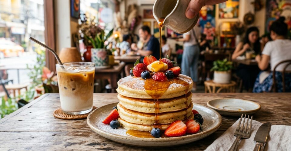 Breakfast near me — The Ultimate Silom Breakfast Guide: Fluffy Pancakes, Artisanal Coffee & Juicy Burgers