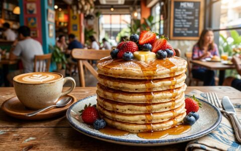 Breakfast near me — The Ultimate All-Day Breakfast in Silom: Pancakes, Fresh Coffee & Juicy Burgers at Pancake Palace
