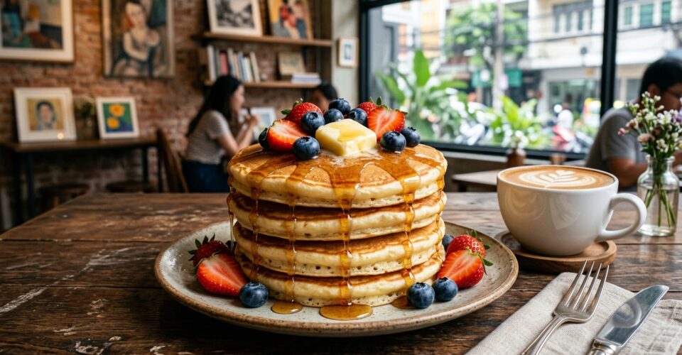 Breakfast near me — Searching for the Best Breakfast Near Me in Silom? Welcome to Pancake Palace!