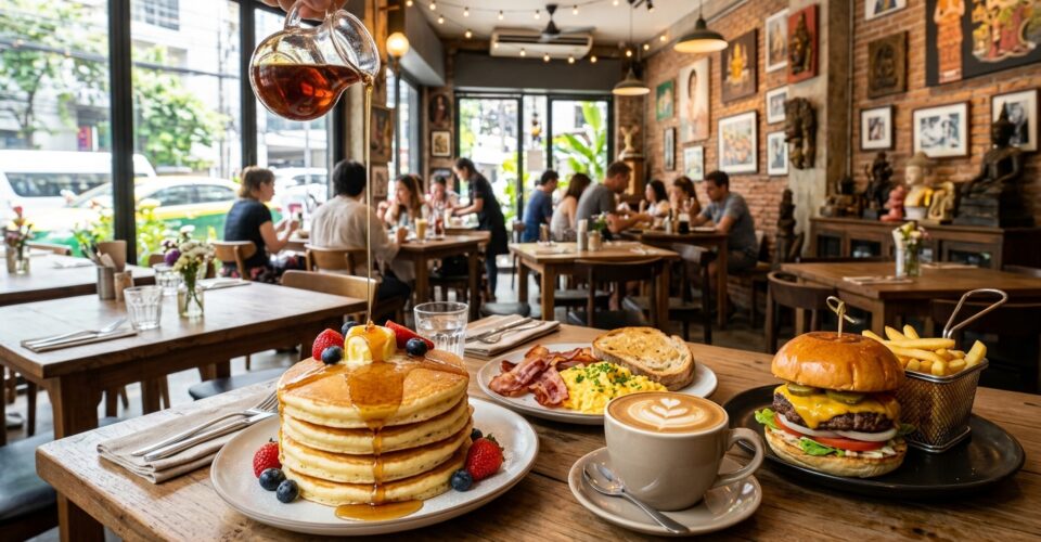 Breakfast near me — The Ultimate All-Day Breakfast & Brunch Guide in Silom: Fluffy Pancakes, Specialty Coffee & Craveable Burgers