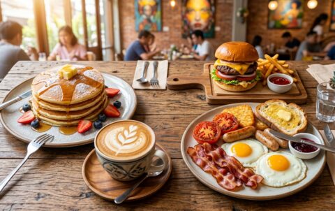 Breakfast near me — Best Breakfast Near Me in Silom: Pancakes, Coffee & Burgers at Pancake Palace