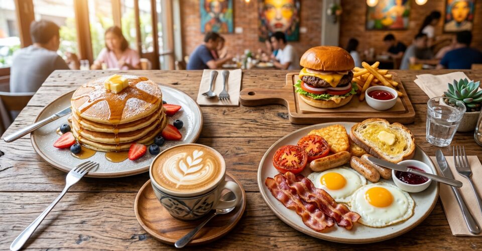 Breakfast near me — Best Breakfast Near Me in Silom: Pancakes, Coffee & Burgers at Pancake Palace