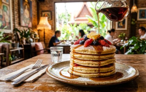 Breakfast near me — Ultimate All-Day Breakfast in Silom: Pancakes, Burgers & Fresh Coffee at Pancake Palace