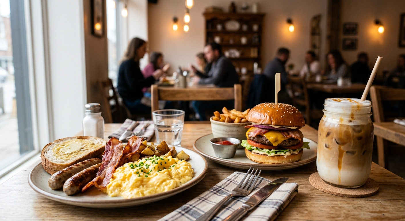 Breakfast near me — Ultimate All-Day Breakfast in Silom: Pancakes, Burgers & Fresh Coffee at Pancake Palace
