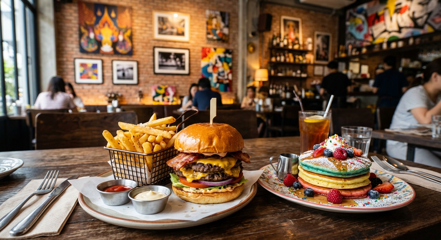 Breakfast near me — The Ultimate Guide to All-Day Breakfast, Pancakes, and Burgers in Silom