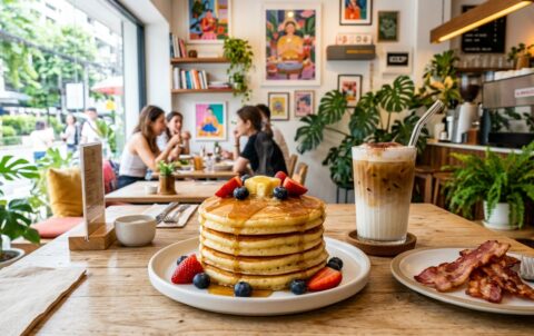 Breakfast near me — Craving the Best Breakfast Near Me in Silom? Pancakes, Fresh Coffee & Loaded Burgers Await!