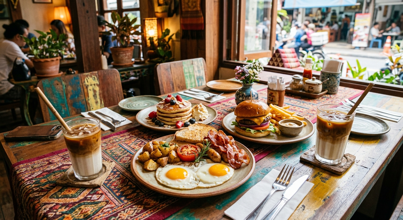 Pancake cafe — The Ultimate Guide to All-Day Breakfast & Fluffy Pancakes in Silom, Bangkok