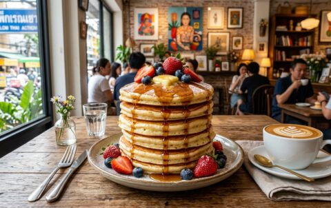 Pancake cafe — Craving Fluffy Pancakes & All-Day Breakfast in Silom? Welcome to Pancake Palace!