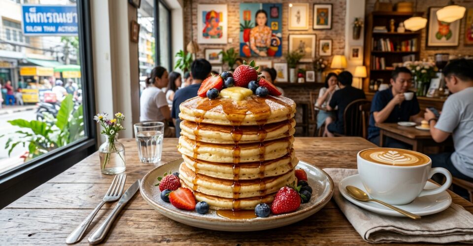 Pancake cafe — Craving Fluffy Pancakes & All-Day Breakfast in Silom? Welcome to Pancake Palace!