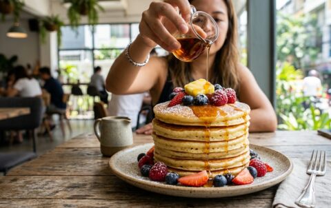 Pancake cafe — The Ultimate All-Day Breakfast & Custom Pancake Cafe in Silom, Bangkok
