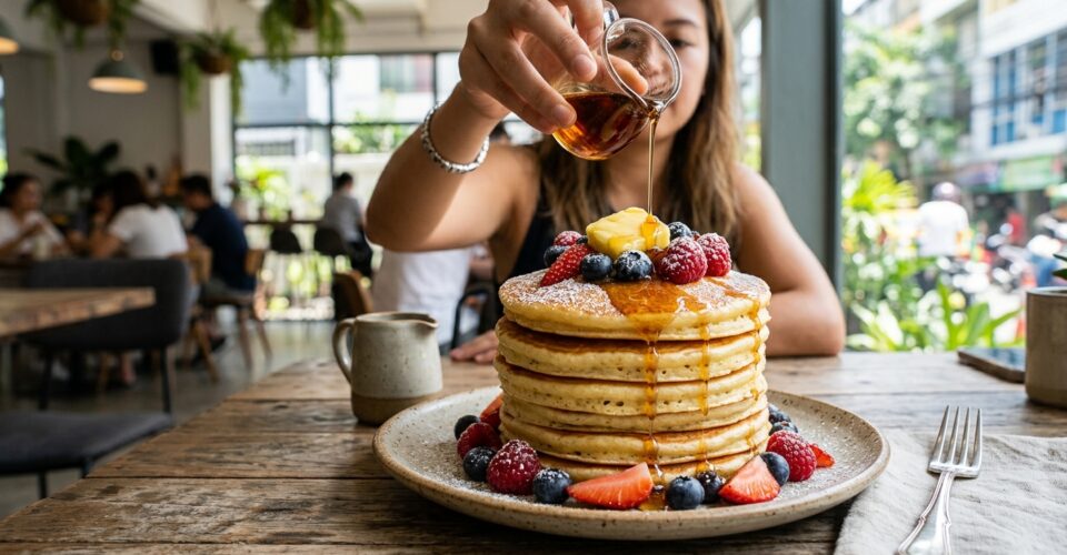 Pancake cafe — The Ultimate All-Day Breakfast & Custom Pancake Cafe in Silom, Bangkok