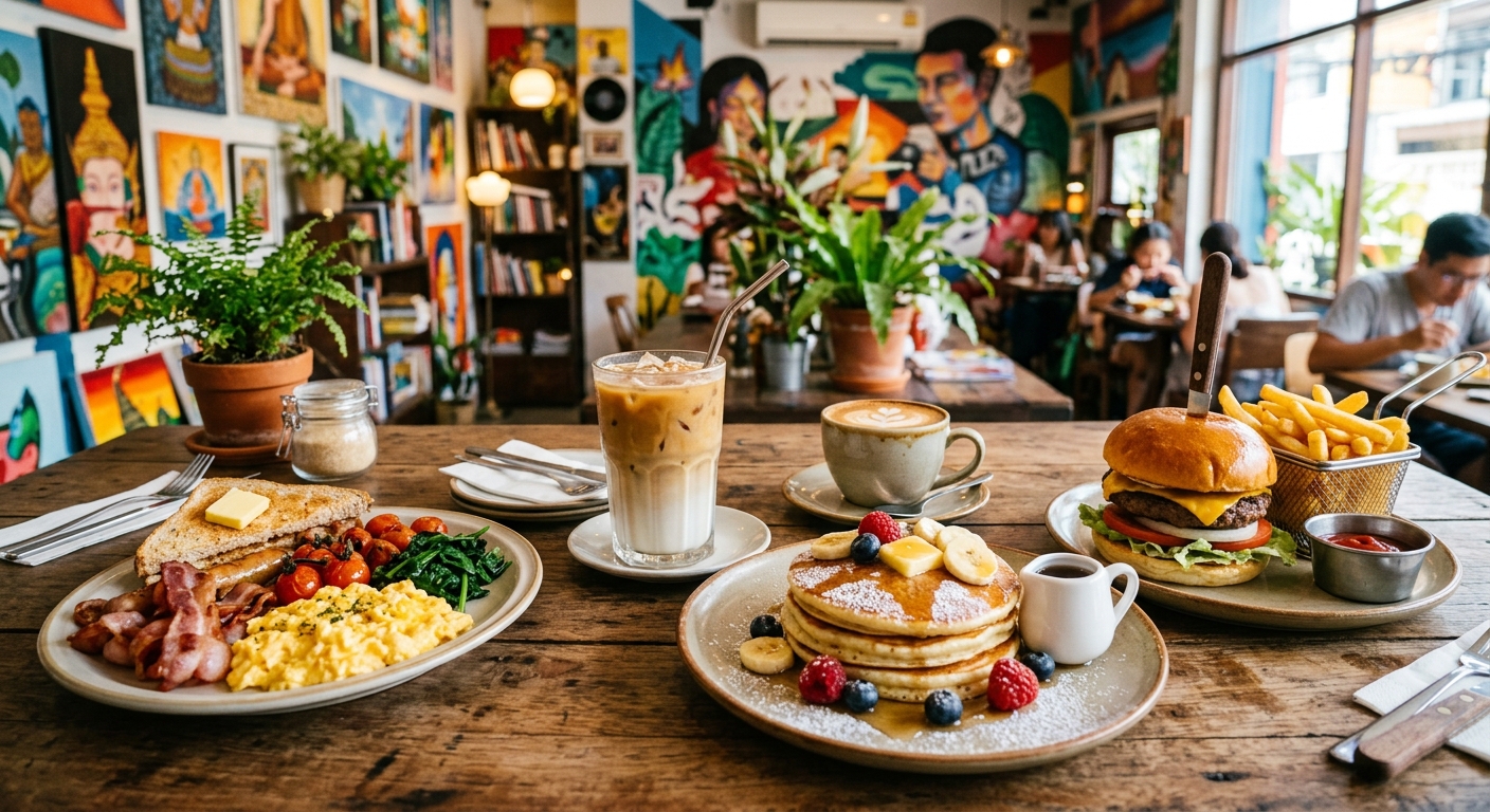 Pancake cafe — The Ultimate All-Day Breakfast & Custom Pancake Cafe in Silom, Bangkok
