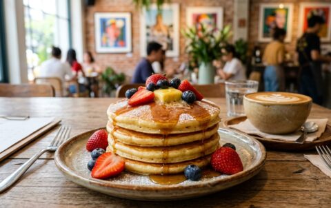 Pancake cafe — Ultimate All-Day Breakfast in Silom: Pancakes, Burgers & Coffee at Pancake Palace