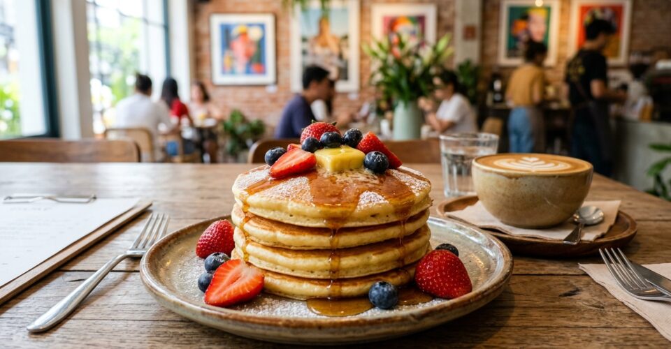 Pancake cafe — Ultimate All-Day Breakfast in Silom: Pancakes, Burgers & Coffee at Pancake Palace
