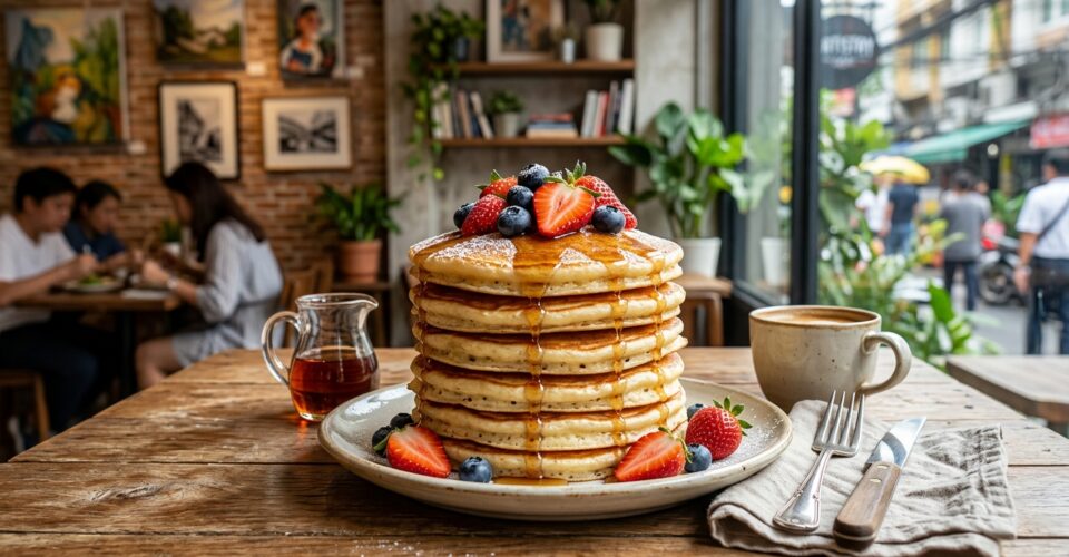Pancake cafe — The Ultimate Guide to All-Day Pancakes, Breakfast, and Burgers in Silom, Bangkok
