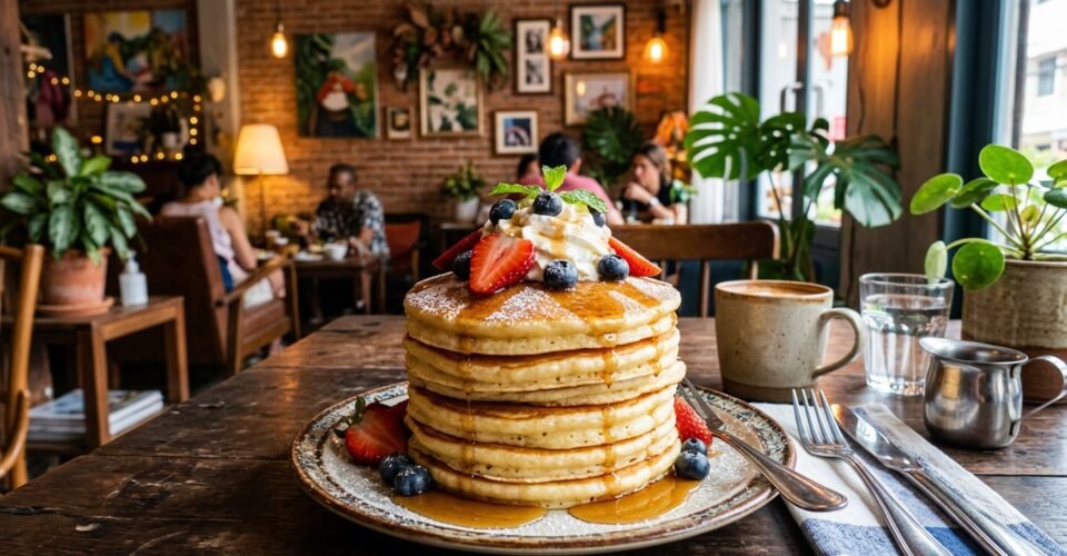 Pancake cafe — Ultimate Silom Brunch Guide: Fluffy Pancakes, All-Day Breakfast & Crave-Worthy Burgers at Pancake Palace