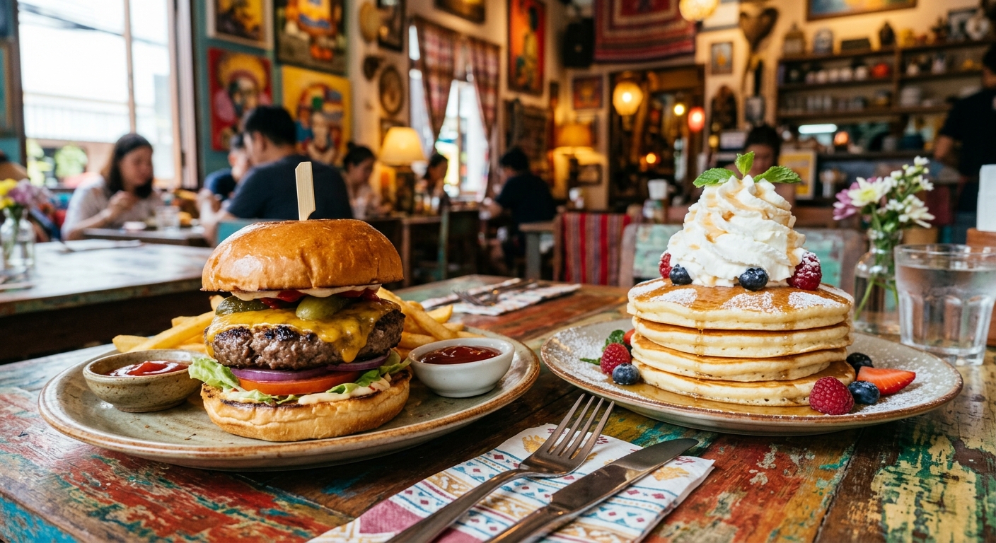 Pancake cafe — Craving Fluffy Pancakes in Bangkok? Welcome to Your Ultimate All-Day Breakfast Spot in Silom