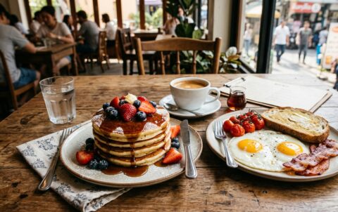 Pancake cafe — The Ultimate Guide to All-Day Breakfast, Burgers & Fluffy Pancakes in Silom, Bangkok