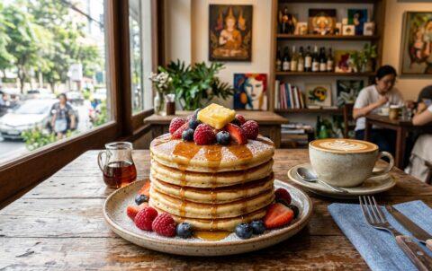 Pancake cafe — Craving Fluffy Pancakes in Silom? Discover Pancake Palace Bangkok!