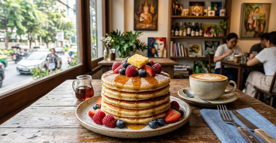 Pancake cafe — Craving Fluffy Pancakes in Silom? Discover Pancake Palace Bangkok!